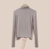 Women's Long Sleeve Turtleneck Sweater — View 8