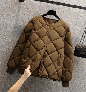 Women's Wool Plaid Jacket — View 3