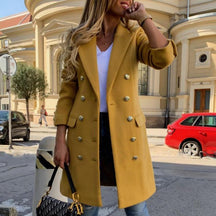 Women's Double Breasted Trench Coat — View 3
