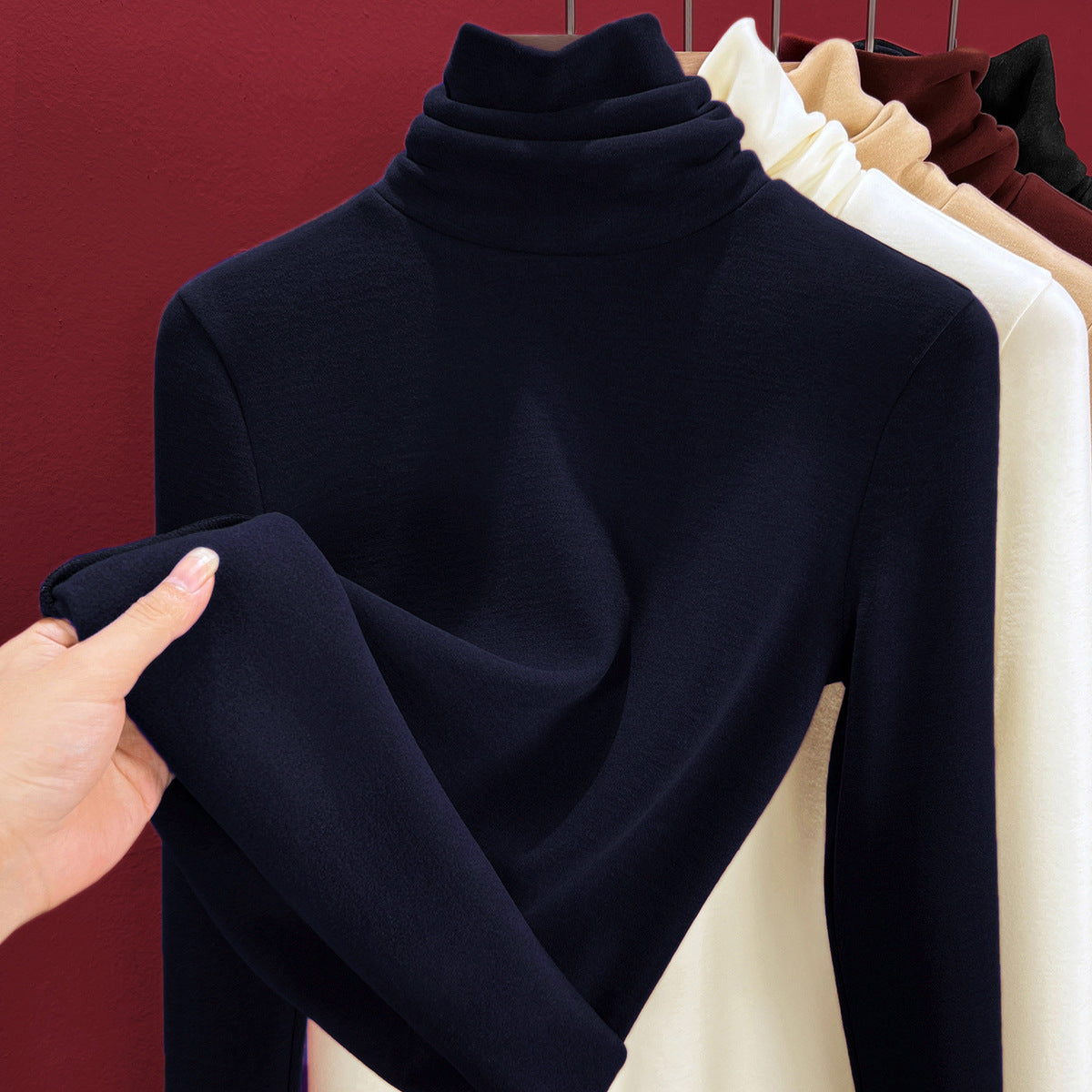Women's Mock Neck Top — View 12