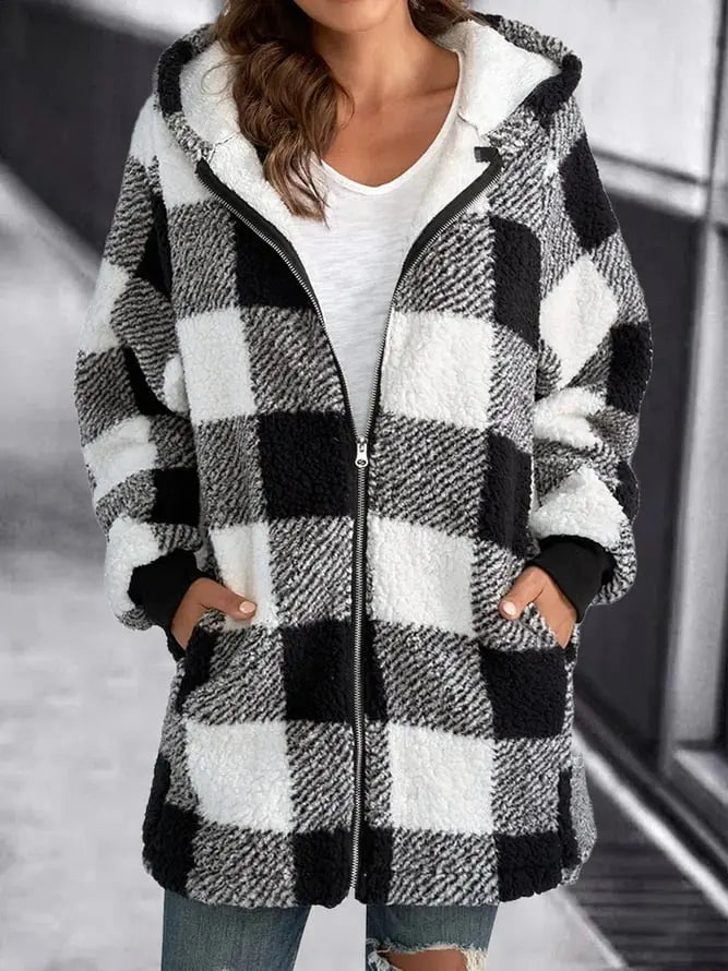 Women's Hooded Fleece Jacket — View 1