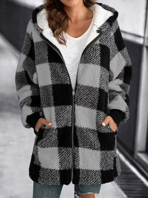 Women's Plaid Coat — View 4