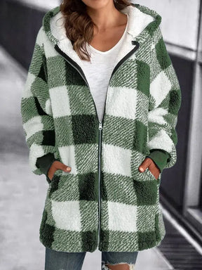 Women's Plaid Coat — View 6