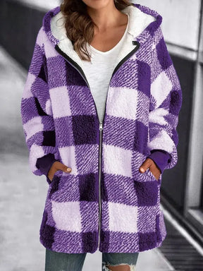Women's Plaid Coat — View 7