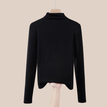 Women's Long Sleeve Turtleneck Sweater — View 2