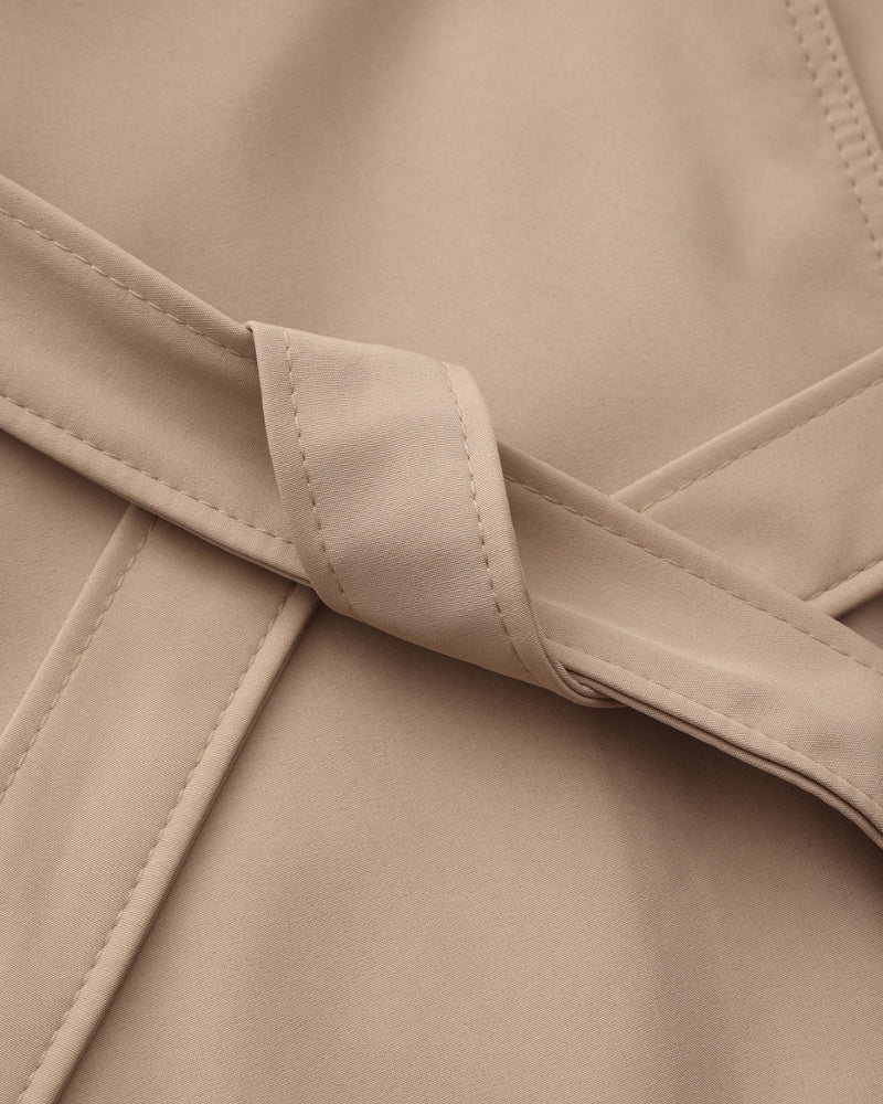 Women's Classic Trench Coat | Heritage in Black - Juana Fashion