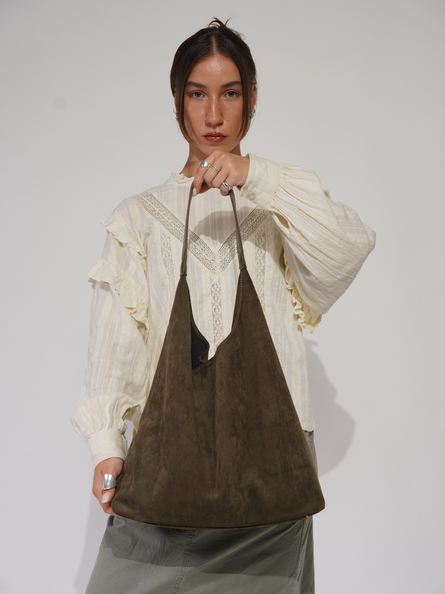 Women's Everyday Slouchy Shoulder Tote by Juana Fashion