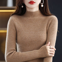 Women's Wool Turtleneck Sweater — View 7