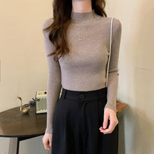 Women's Mock Neck Sweater — View 11