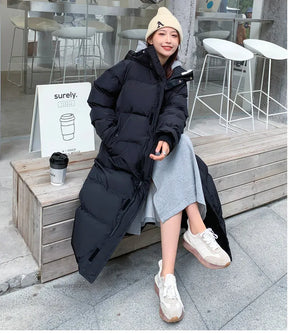 Women's Longline Puffer Coat — View 1