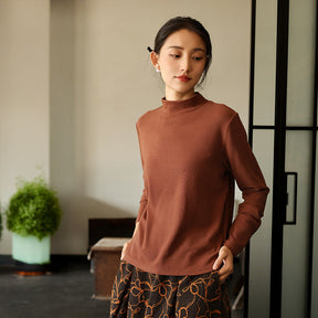 Women's Mock Neck Sweater — View 11