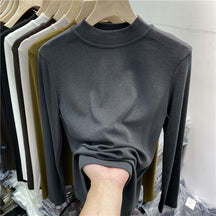 Women's Long Sleeve Mock Neck Top — View 3