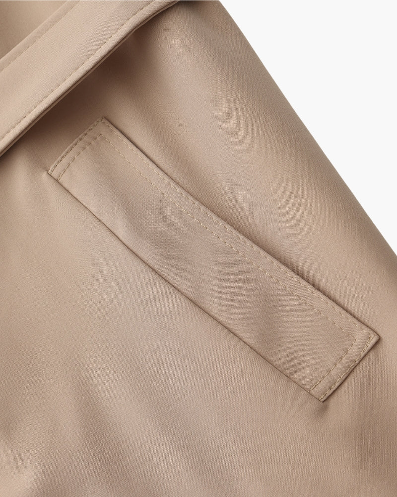 Women's Classic Trench Coat | Heritage in Black - Juana Fashion