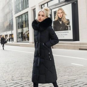 Women's Hooded Longline Coat — View 5