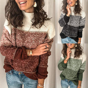 Women's Textured Turtleneck Sweater — View 1