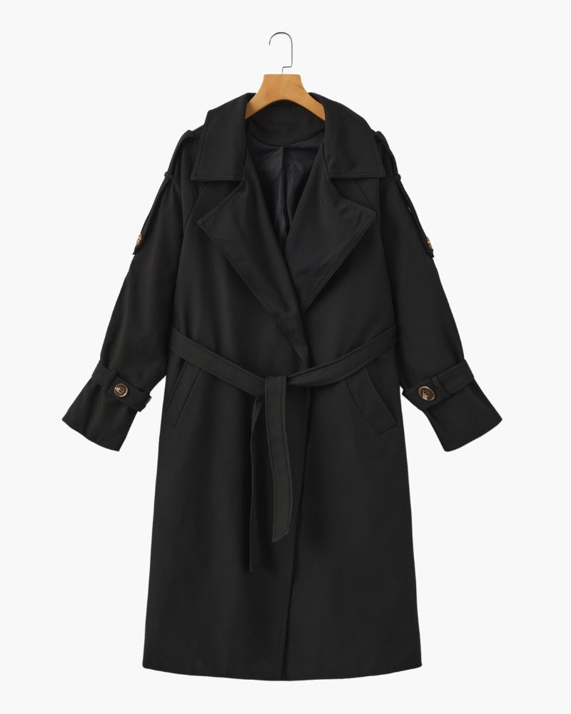 Women's Classic Trench Coat | Heritage in Beige - Juana Fashion