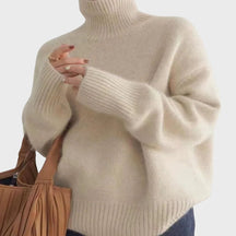 Women's Cashmere Turtleneck Sweater — View 1