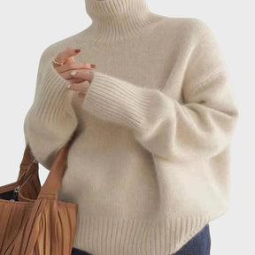 Women's Cashmere Turtleneck Sweater — View 1