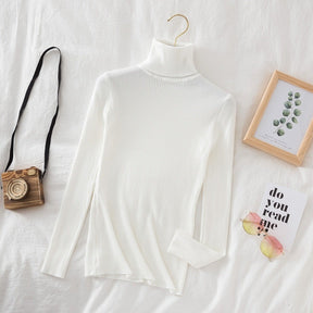 Women's Fitted Mock Neck Sweater — View 2