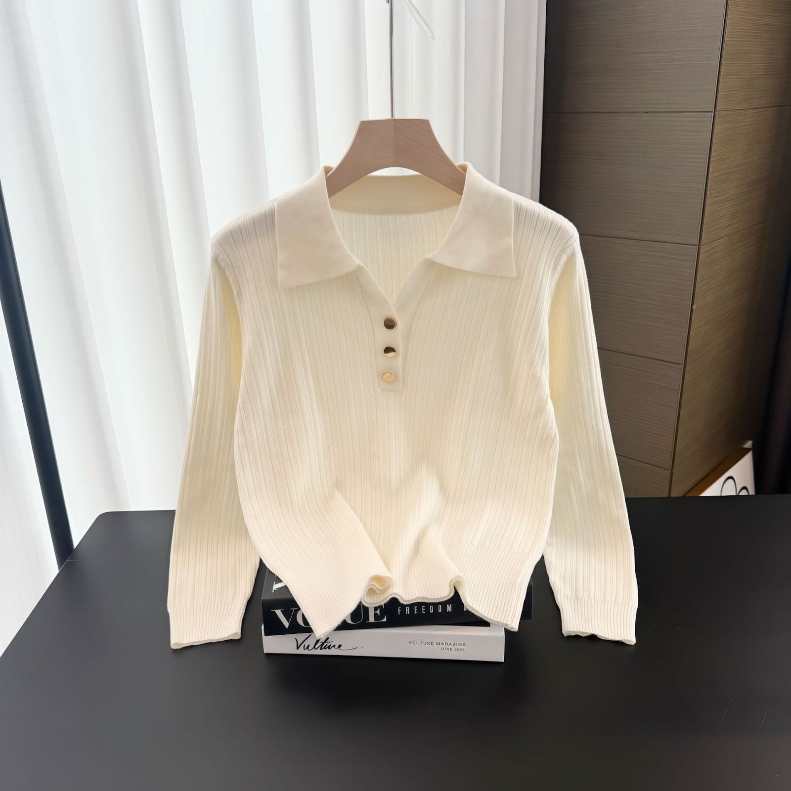 Women's Colorblock Half Zip Sweater — View 1