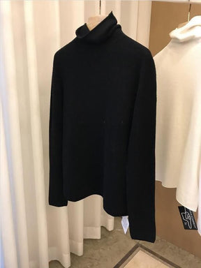 Women's Wool Mock Neck Sweater — View 7
