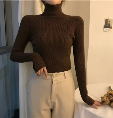 Women's Fitted Turtleneck Sweater — View 7