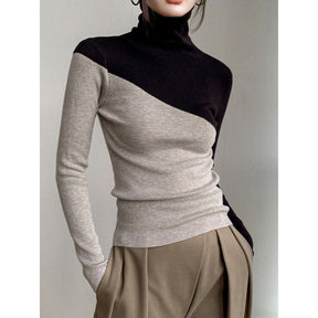 Women's Fitted Mock Neck Sweater — View 2