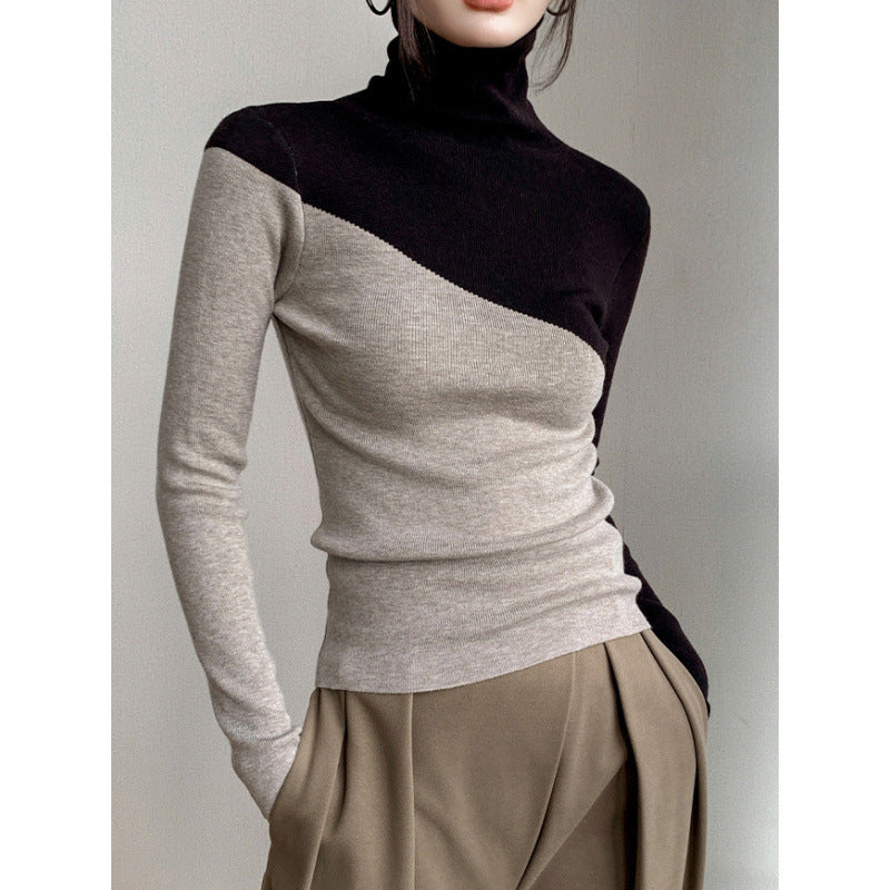 Women's Fitted Mock Neck Sweater — View 2