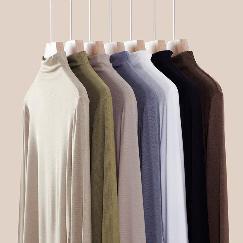 Women's Long Sleeve Turtleneck Sweater — View 1