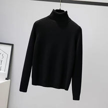 Women's Geometric Turtleneck Sweater — View 8