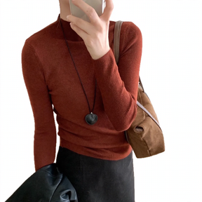 Women's Mock Neck Sweater — View 4