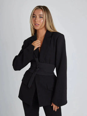Women's Belted Blazer — View 8