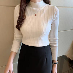 Women's Mock Neck Sweater — View 2
