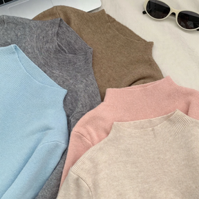 Women's Mock Neck Sweater — View 2