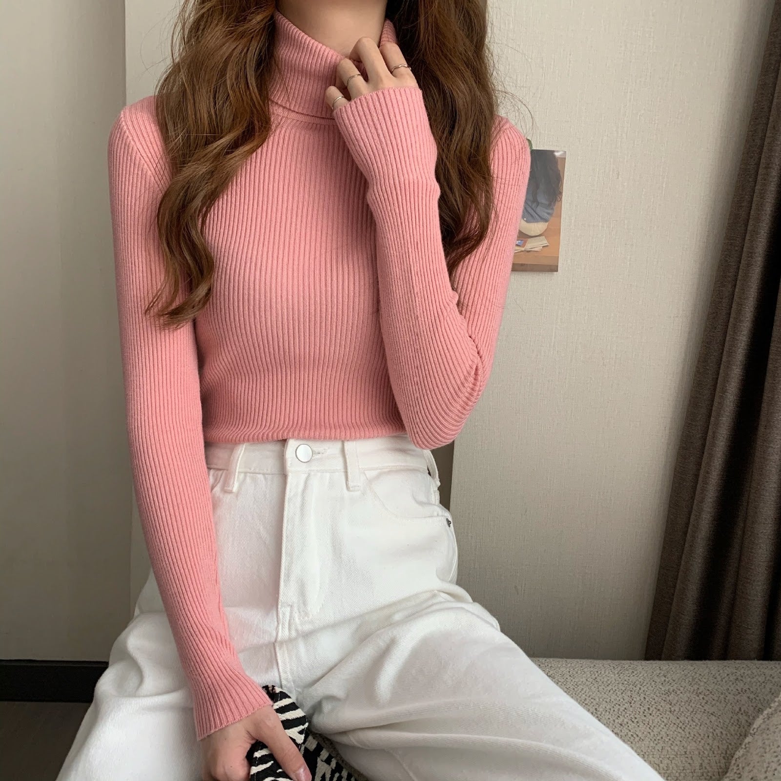 Women's Turtleneck Sweater — View 4