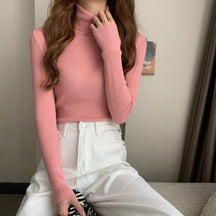Women's Turtleneck Sweater — View 4