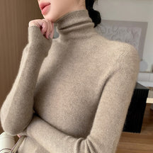 Women's Fitted Mock Neck Sweater — View 5
