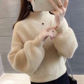 Women's Lantern Sleeve Sweater — View 10