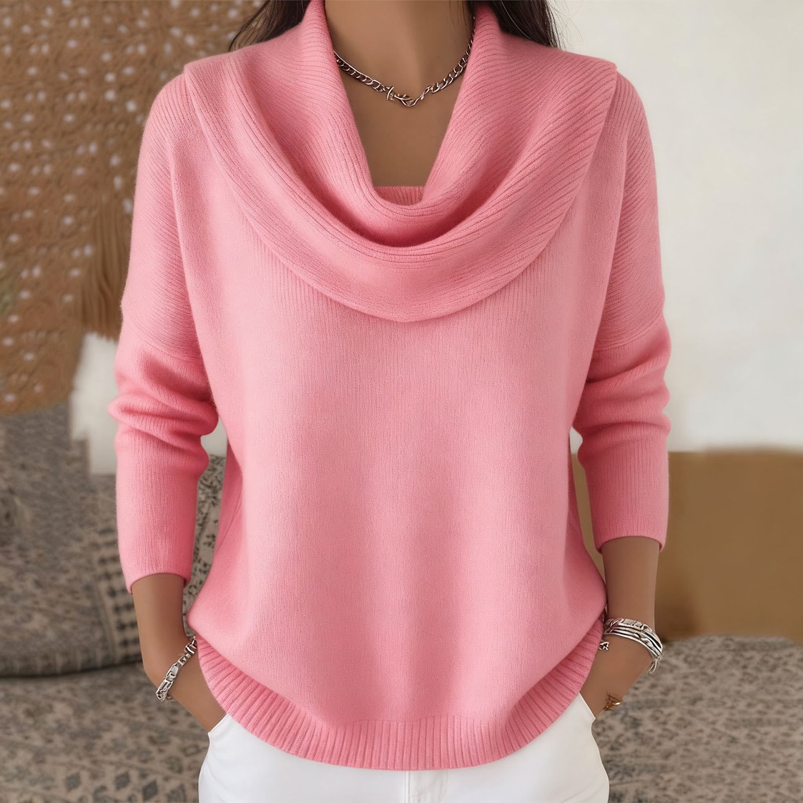 Women's Relaxed Fit Sweater — View 2