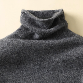 Women's Wool Mock Neck Sweater — View 1