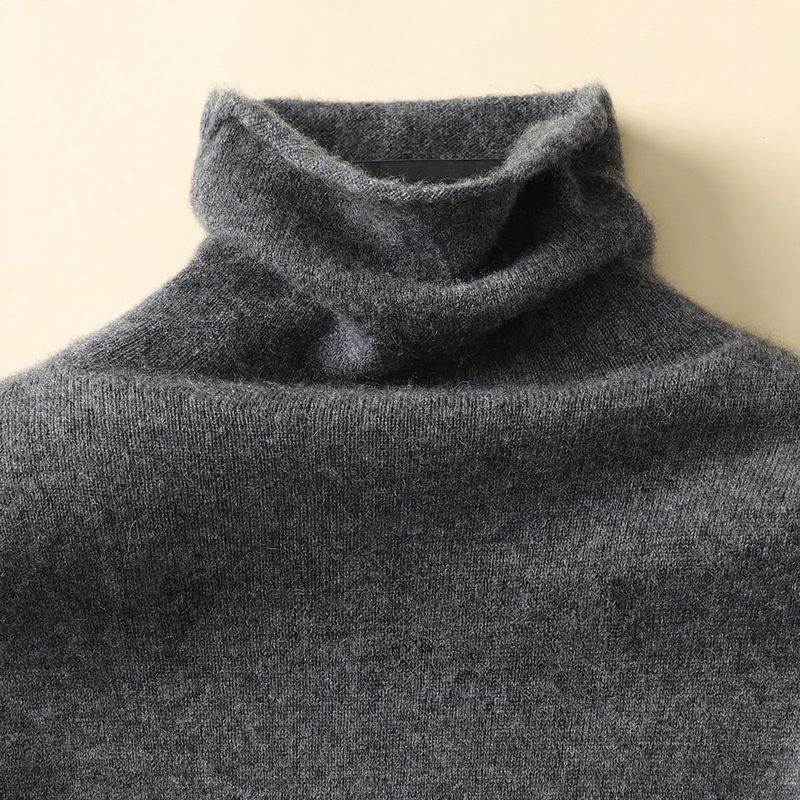 Women's Wool Mock Neck Sweater — View 1