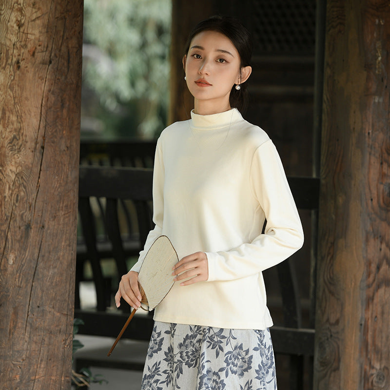 Women's Mock Neck Sweater — View 2