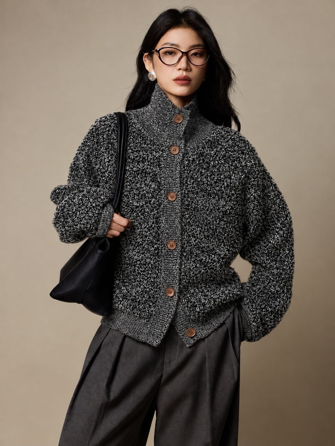 Women's Wool Cardigan — View 8