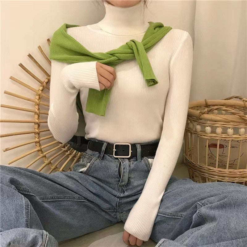 Women's Mock Neck Sweater — View 5
