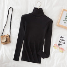 Women's Fitted Mock Neck Sweater — View 1