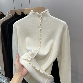 Women's Mock Neck Sweater — View 2