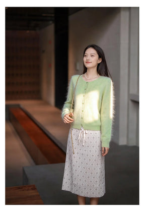 Women's Crewneck Cardigan — View 4
