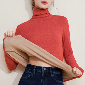 Women's Mock Neck Top — View 9