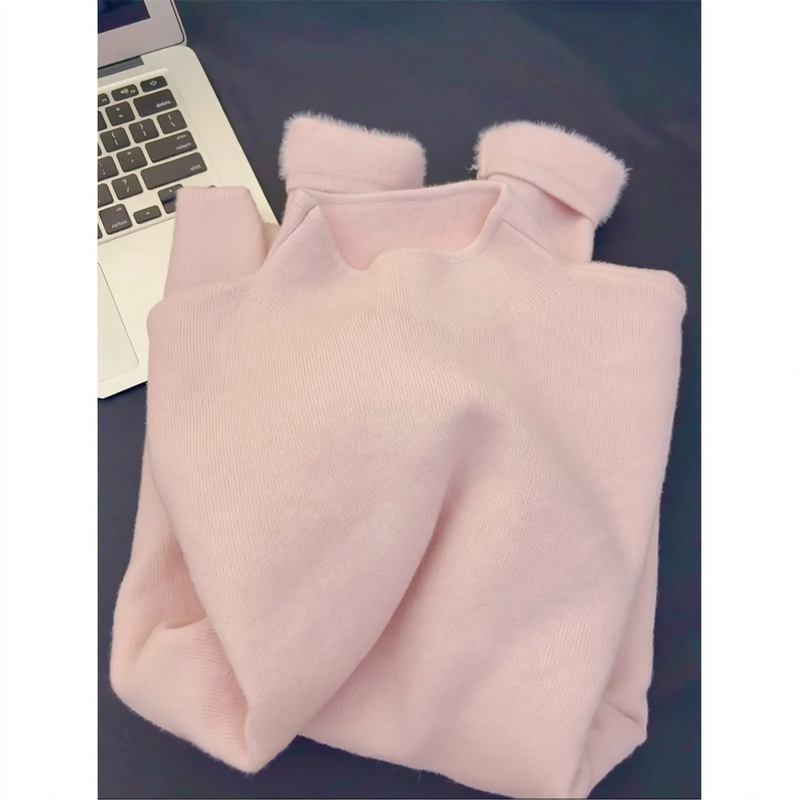 Women's Mock Neck Sweater — View 1