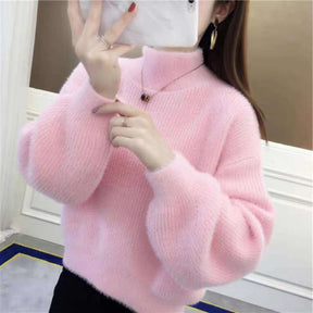 Women's Lantern Sleeve Sweater — View 3